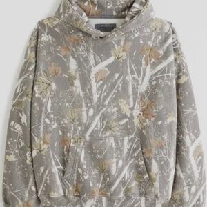 Abercrombie & Fitch Gray Camo Hoodie